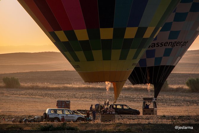 Seville Hot-Air Balloon Ride with Breakfast, Cava & Hotel Pick up - Landing is part of the adventure