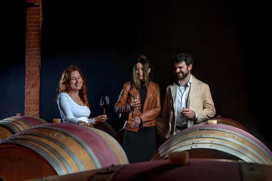 Siena: Educational Wine Tour & Tasting - Four wines in the sensory tasting room