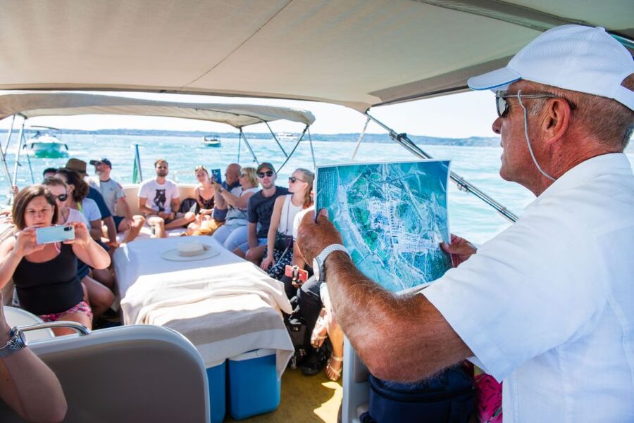 Sirmione: Scenic Afternoon Boat Cruise with Prosecco & Snack - Gardone, prosecco, and the return along the eastern shore