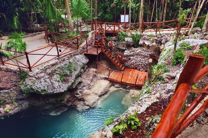 Small-Group 3 Hidden Cenotes Adventure with Tequila Tasting - Cenote Verde Lucero and the first swims