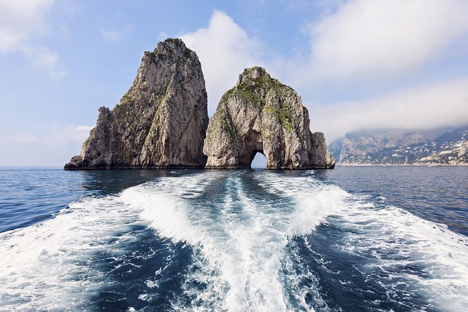 Small Group Capri Island Boat Ride with Swimming and Limoncello - White Grotto and the eastern coast