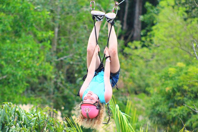 Solo ATV 4 Ziplines, Lunch, Transportation and Tequila Tasting - Four ziplines for an easy first taste