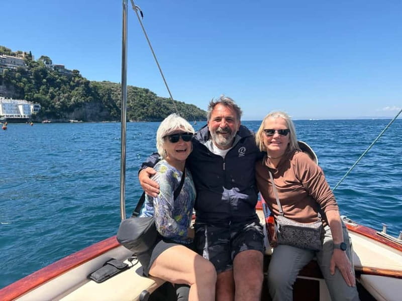 Sorrento: Boat Coastal Cruise with Swim and Limoncello - Limoncello on the way back