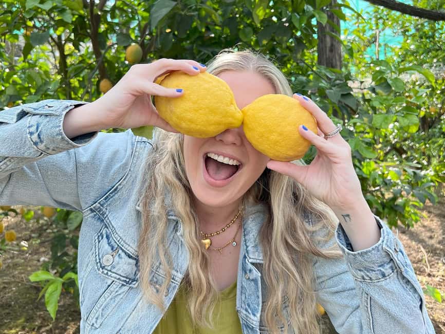 Sorrento: Lemon Picking Tour with Limoncello Tasting - Walking into Sorrento’s lemon country