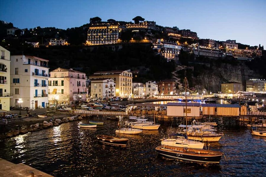 Sorrento: Sunset City Walking Tour with Limoncello Tasting - Via San Cesareo and the old town’s working side