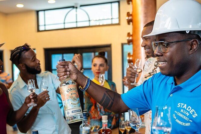Stade's Rum Distillery Tour Experience - A barrel tasting in the ageing warehouse