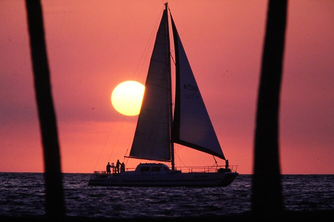 Sunset Cocktail Cruise on our Sailing Catamaran - What you see from the water