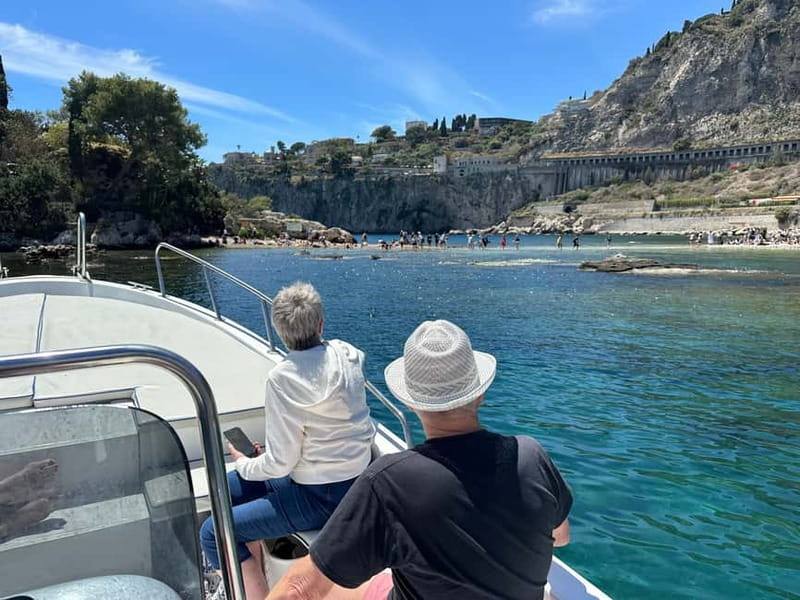 Taormina: Boat Tour with Sicilian Wine Tasting - Isola Bella, the main water stop