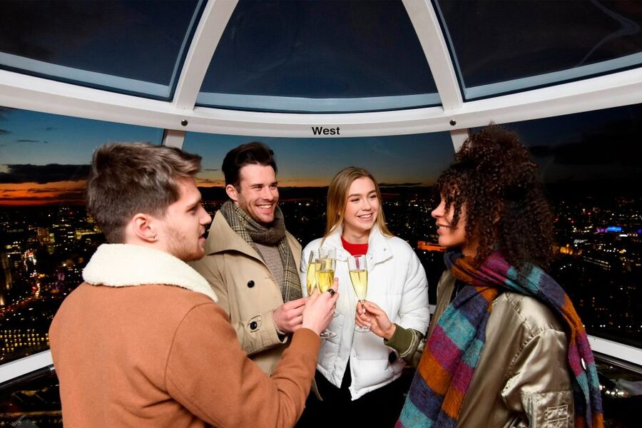 The London Eye Champagne Experience - How much the host adds