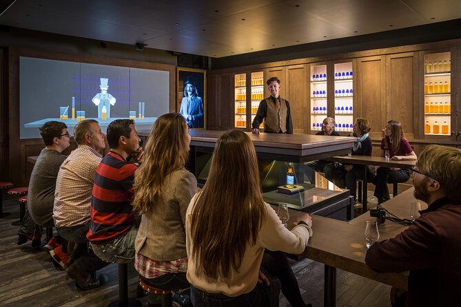 The Scotch Whisky Experience Guided Whisky Tour - An Introduction to Whisky - The bottle collection is more than a quick photo stop