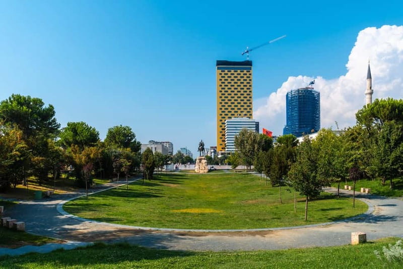 Tirana Stroll Tour, Walk and Taste Qofte & Raki! - Namazgah Mosque and a changing capital
