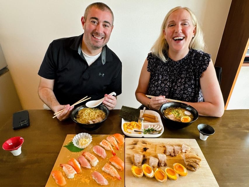 Tokyo: Sushi and Ramen Cooking Class with Sake Pairing Set - Starting with ramen, broth, and chashu pork