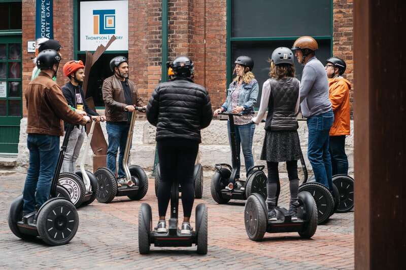 Toronto: Short Distillery District Segway Tour - Learning the Segway before the ride