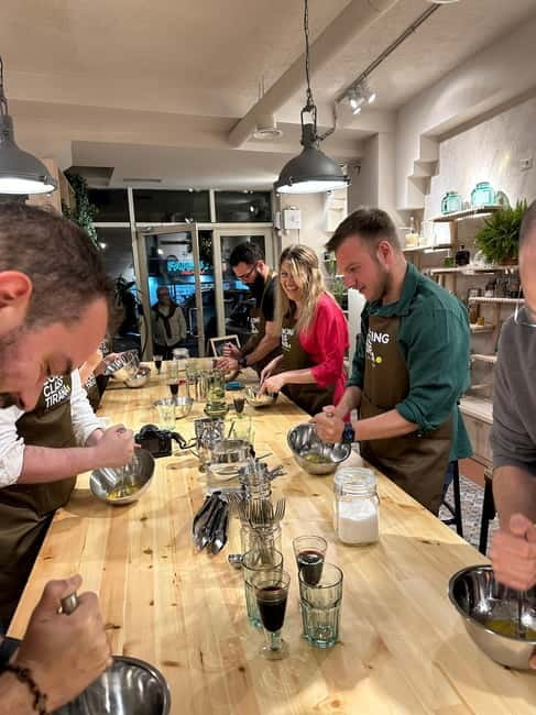 Traditional Albanian Cooking Class in Tirana & Raki Tasting - Rolling burek dough and learning the small details
