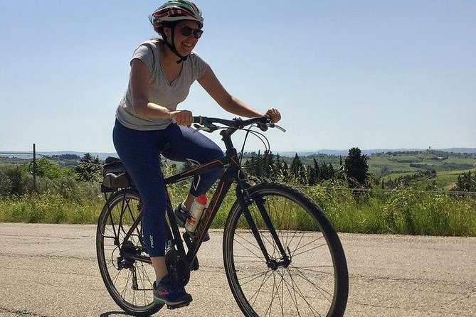Tuscany Bike Tours Through the Chianti Hills with Wine Tasting - Getting fitted for a bike and hearing the safety plan