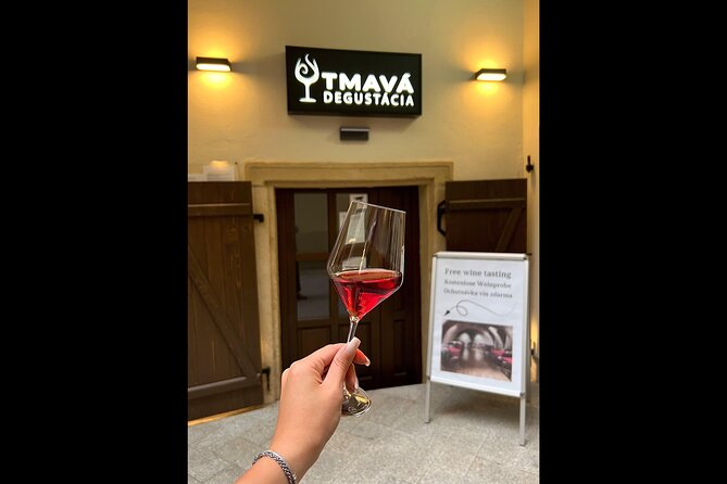 Wine Tasting IN THE DARK! - Starting in Bratislava’s old wine cellar