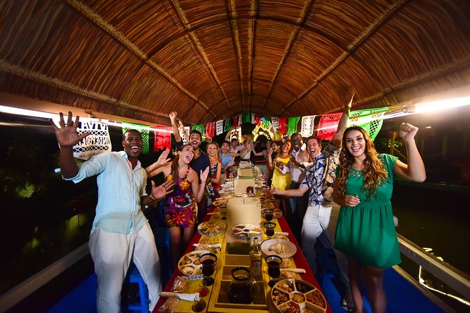 Xoximilco Ticket: Boat Fiesta, Traditional Tasting & Tequila Bar - Arriving at 7 p.m. and getting aboard