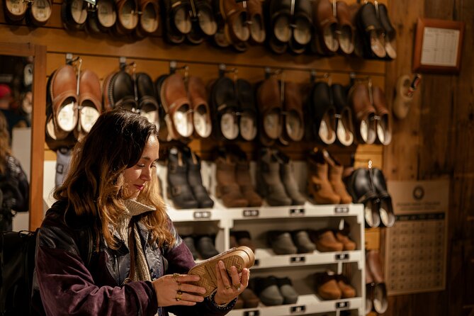 Zaanse Schans and Cheese Tasting Guided Tour from Amsterdam - The clog museum and wooden shoe workshop